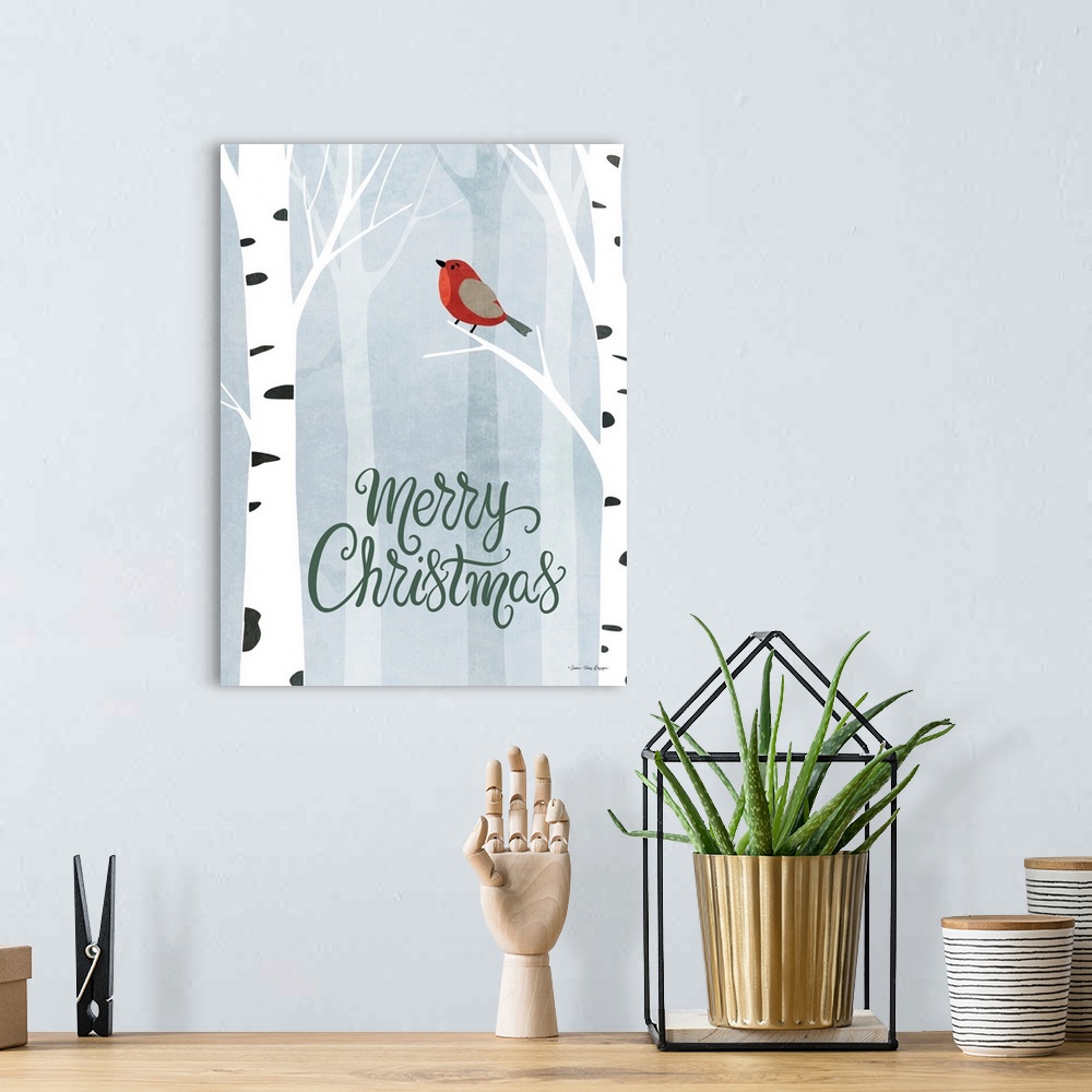 A bohemian room featuring Merry Christmas Forest