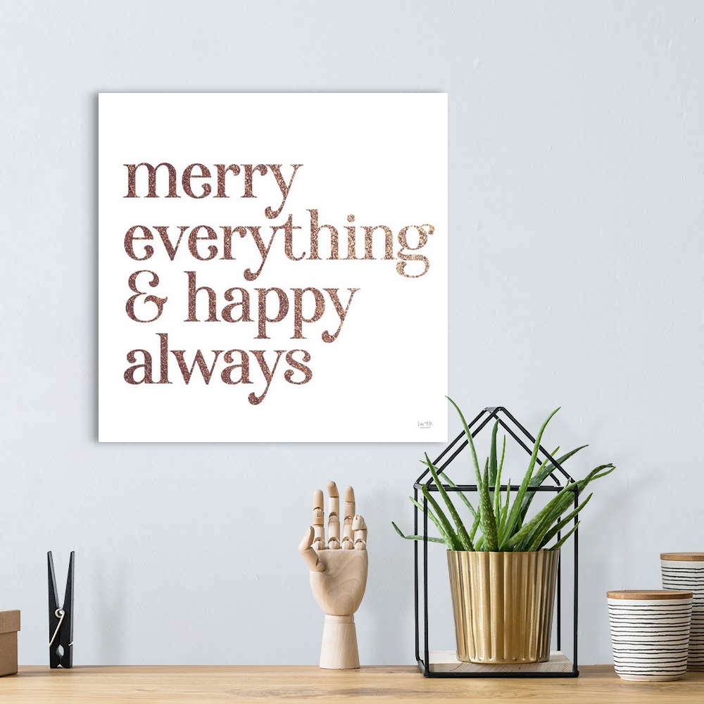 A bohemian room featuring Merry Everything & Happy Always