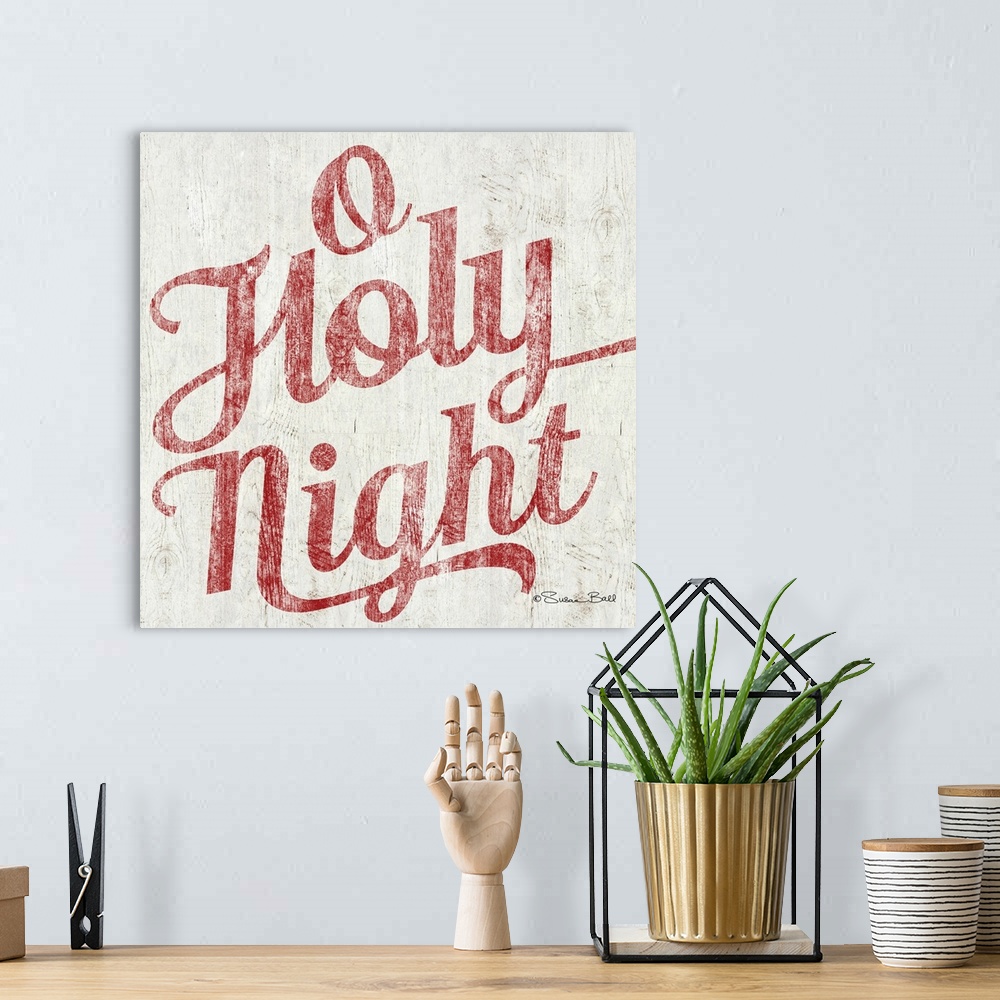 A bohemian room featuring O Holy Night
