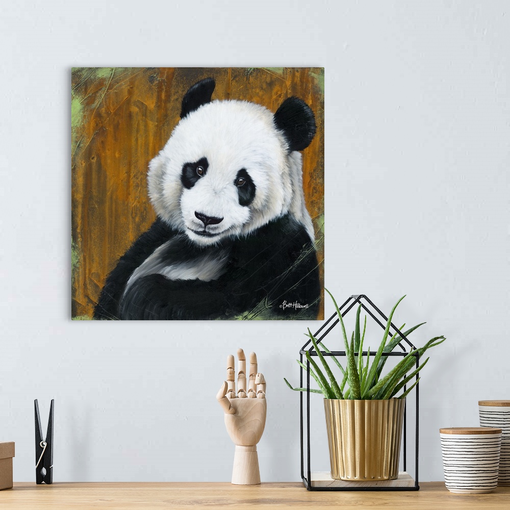 A bohemian room featuring Panda Smile