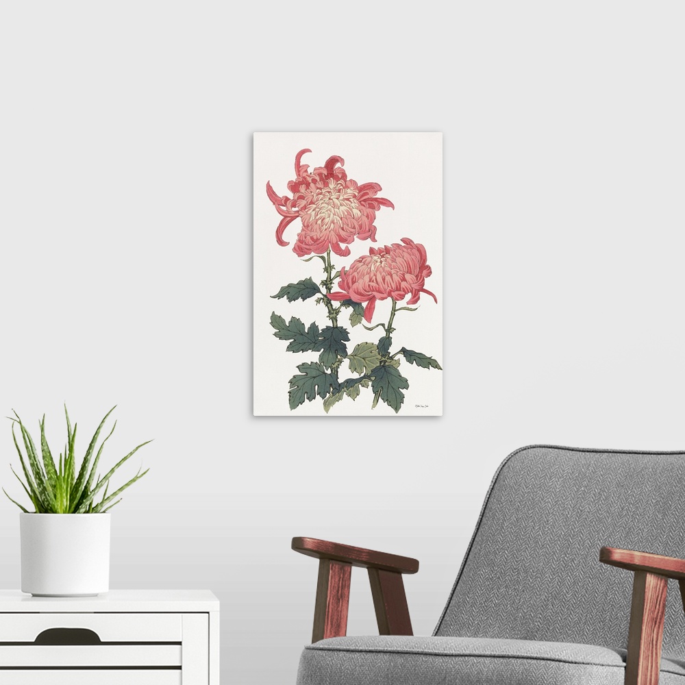 A modern room featuring Pink Floral 3