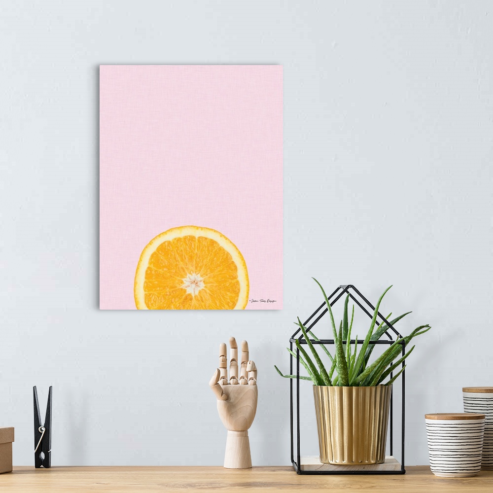 A bohemian room featuring Pink Orange