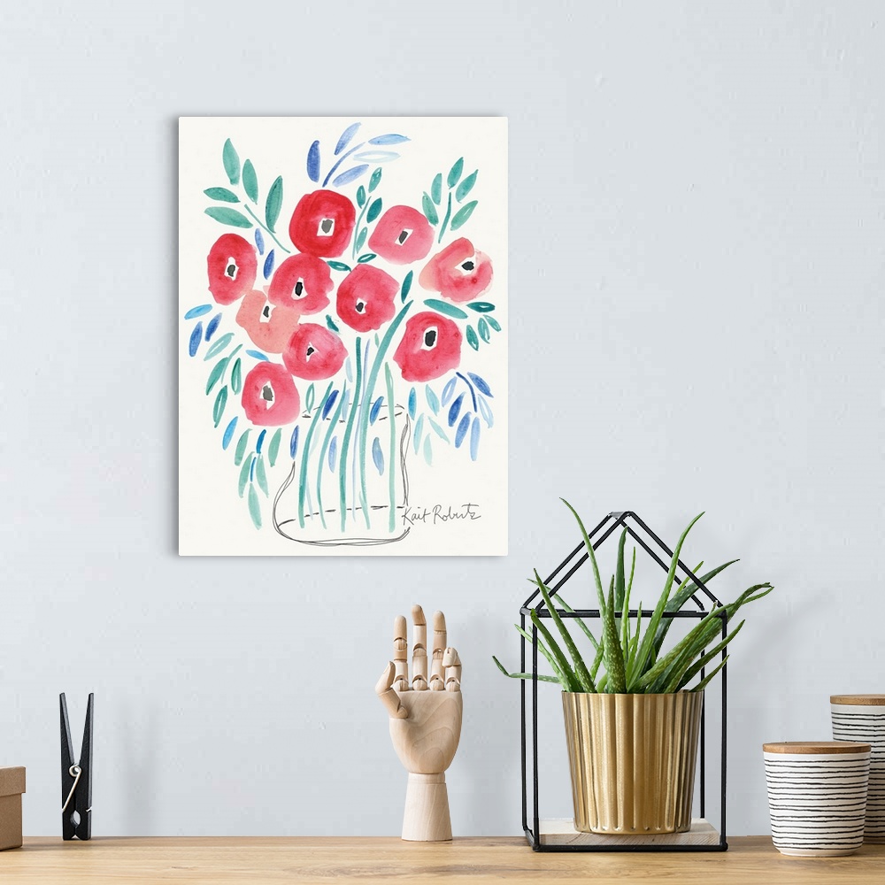 A bohemian room featuring Poppin' Poppies