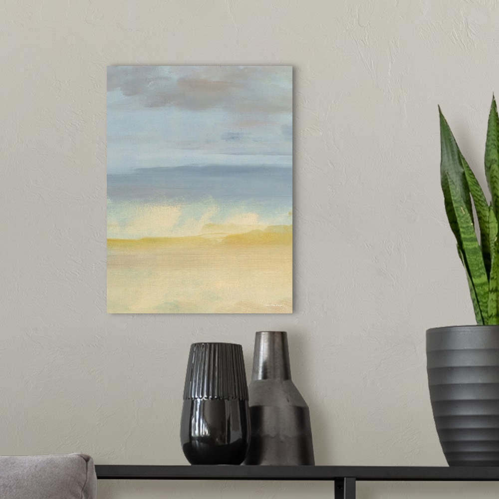 A modern room featuring Sand, Ocean And Sky
