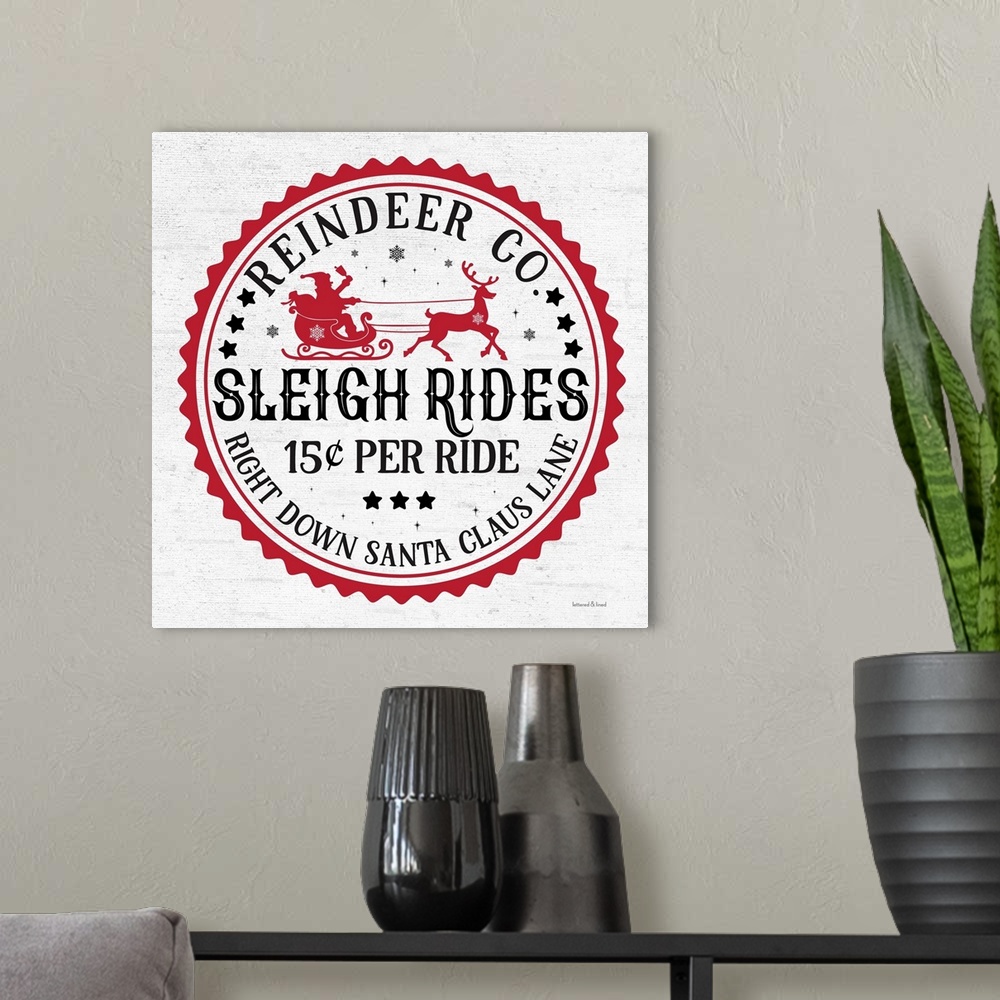 A modern room featuring Sleigh Rides