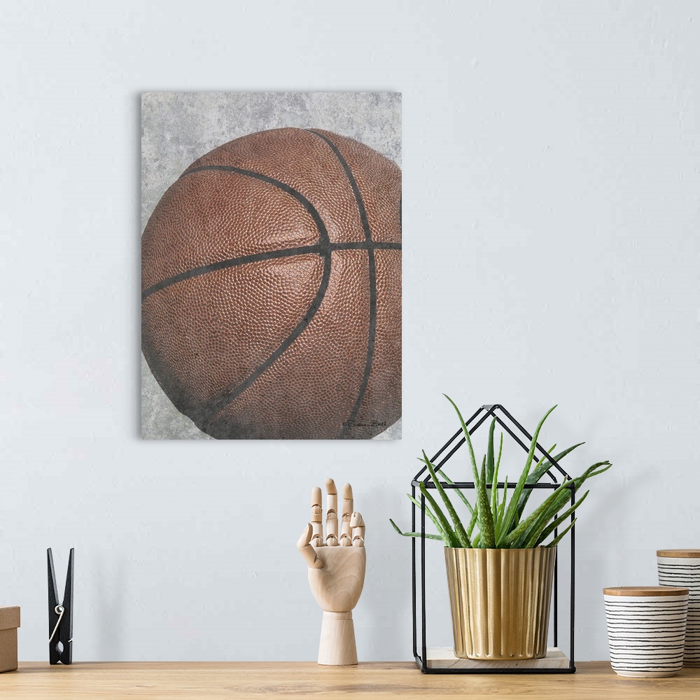 A bohemian room featuring Sports Ball - Basketball