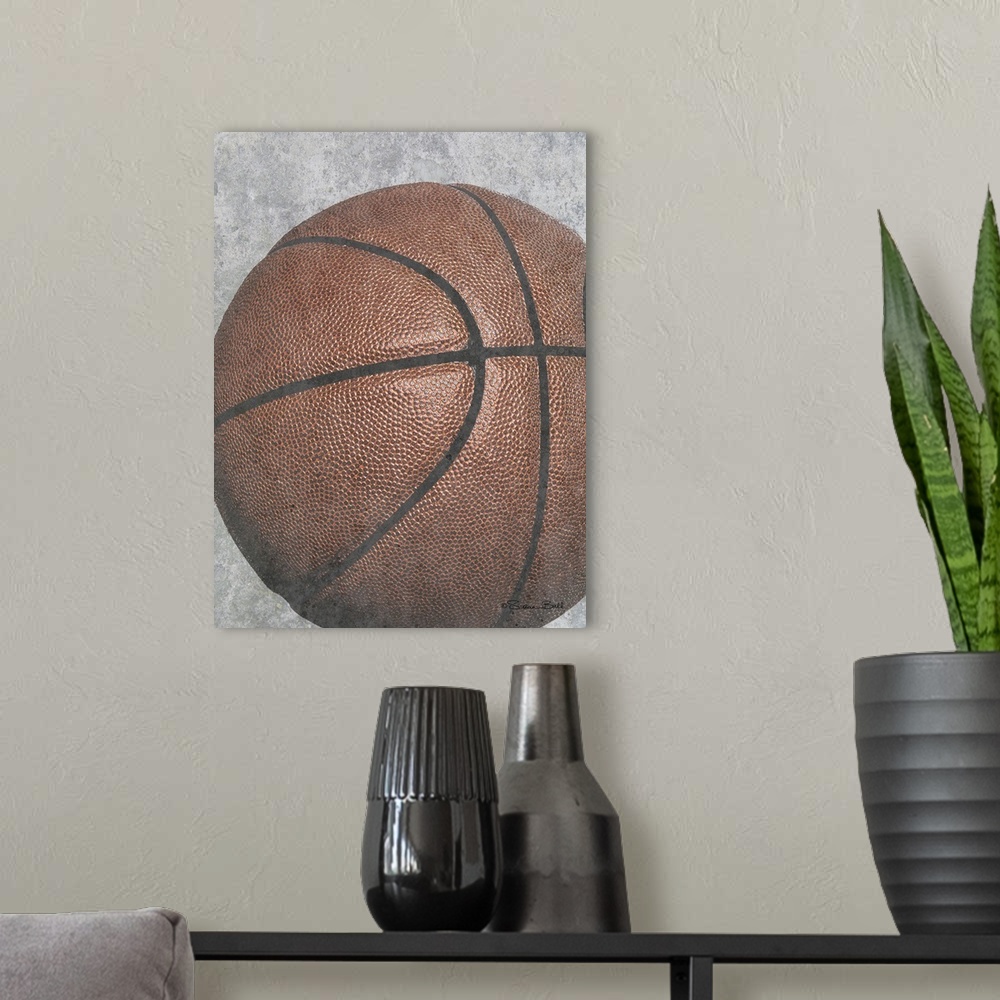 A modern room featuring Sports Ball - Basketball