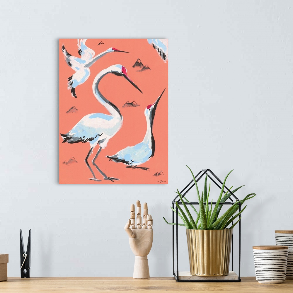 A bohemian room featuring Storks I