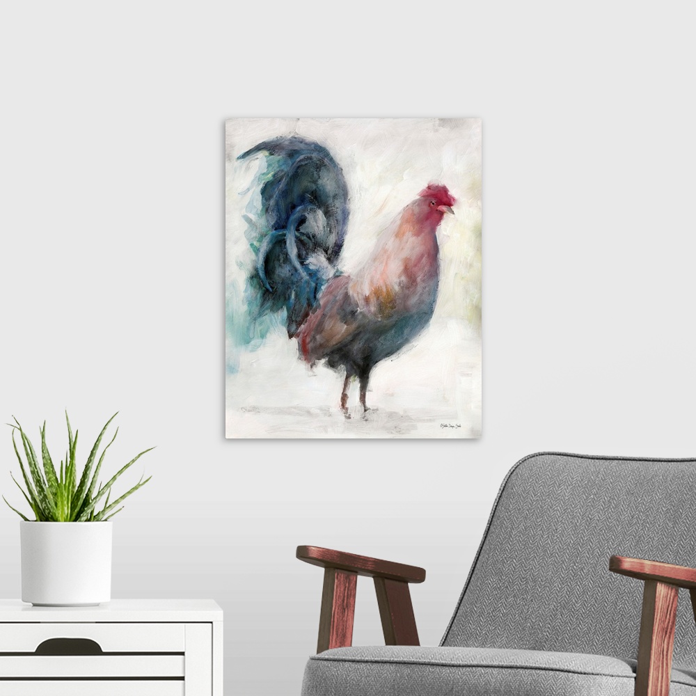 A modern room featuring Transitional Rooster I