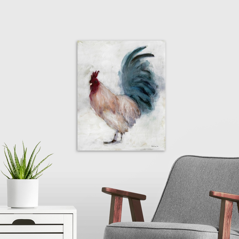 A modern room featuring Transitional Rooster II