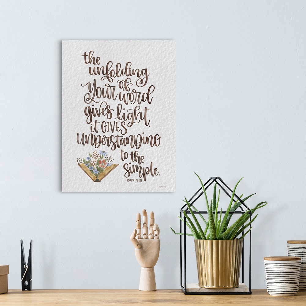 A bohemian room featuring Unfolding Of Your Word