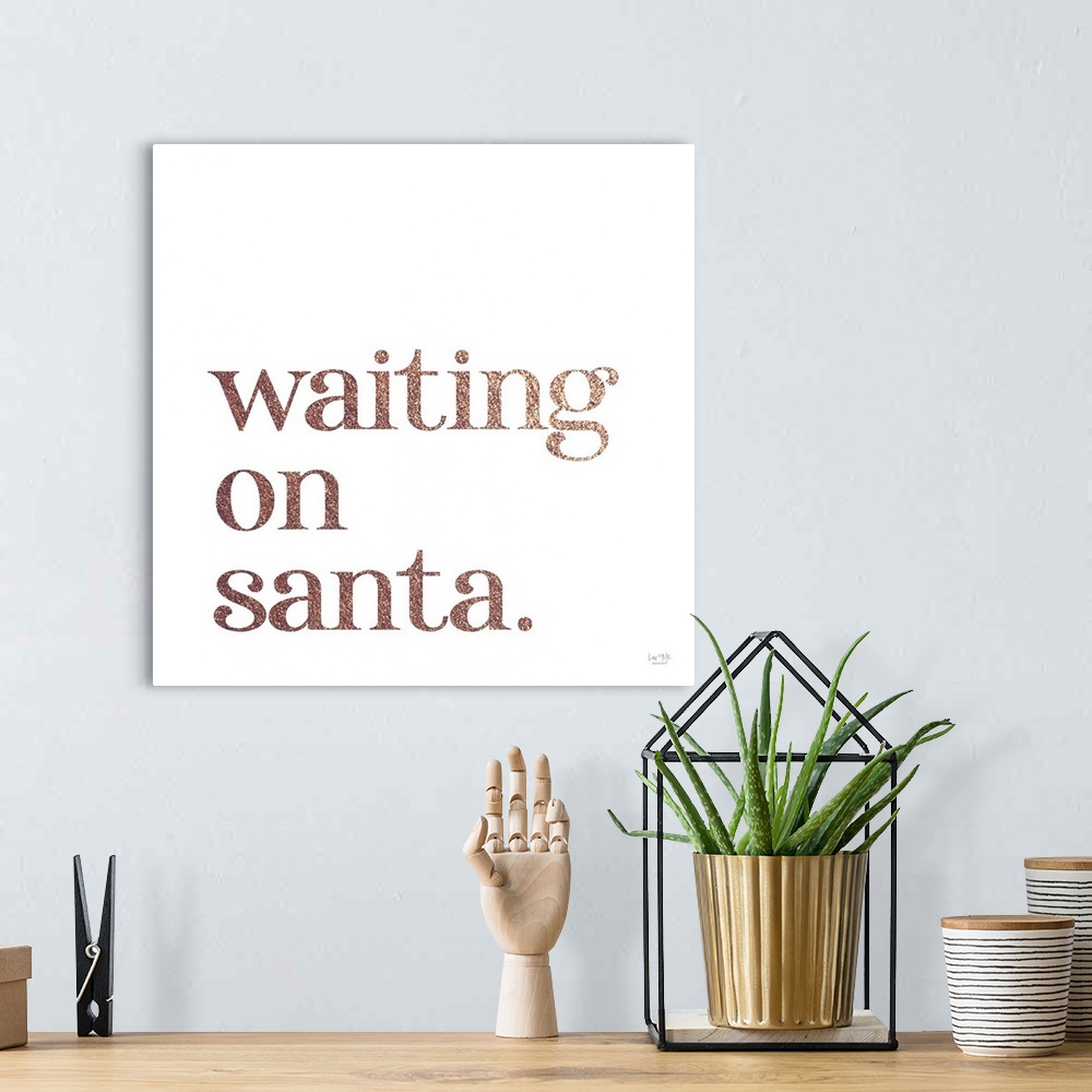 A bohemian room featuring Waiting On Santa