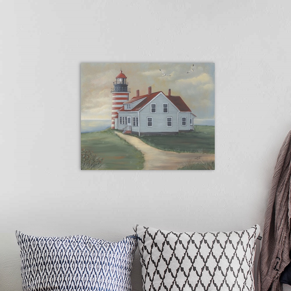 A bohemian room featuring West Quoddy at Sunrise