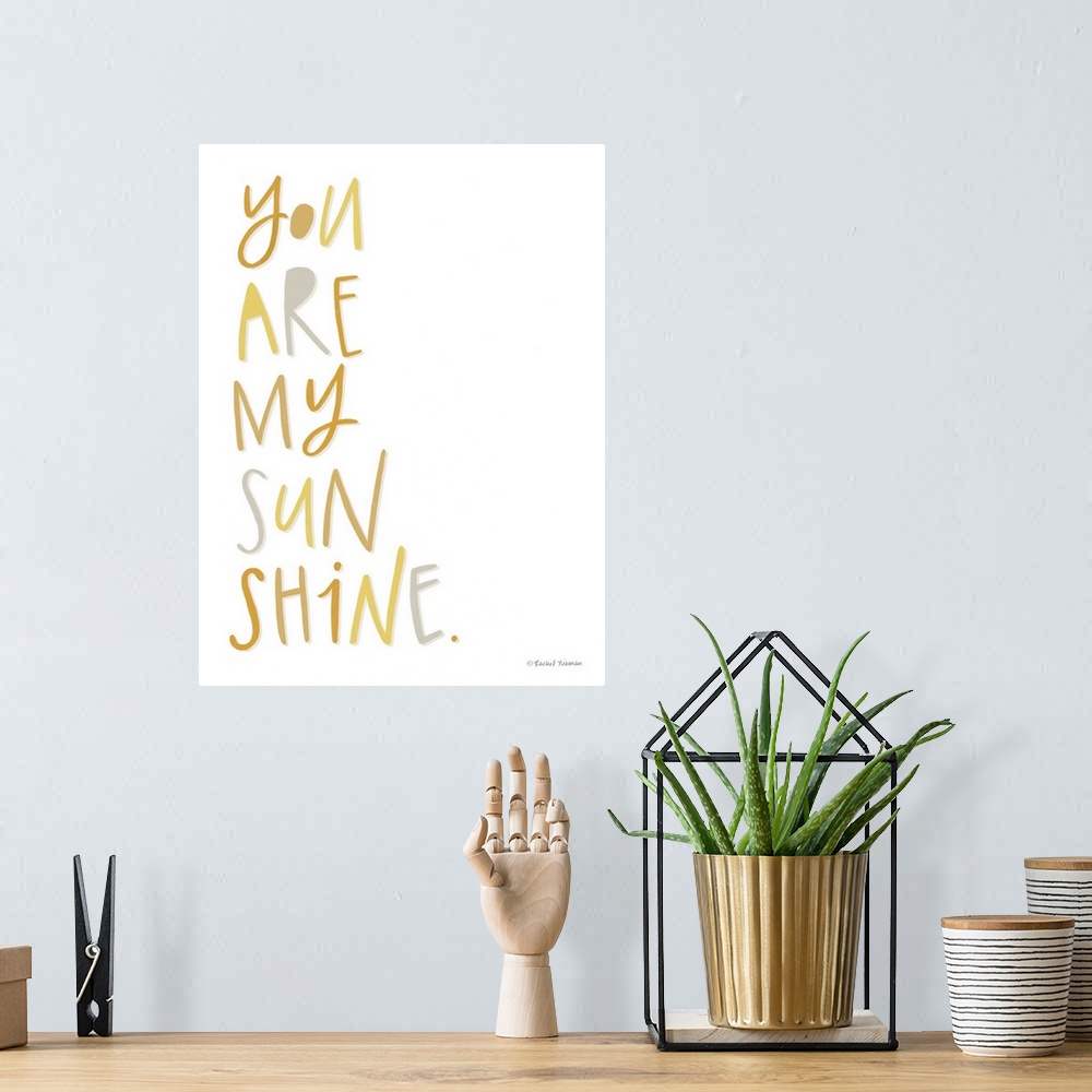 A bohemian room featuring You Are My Sunshine
