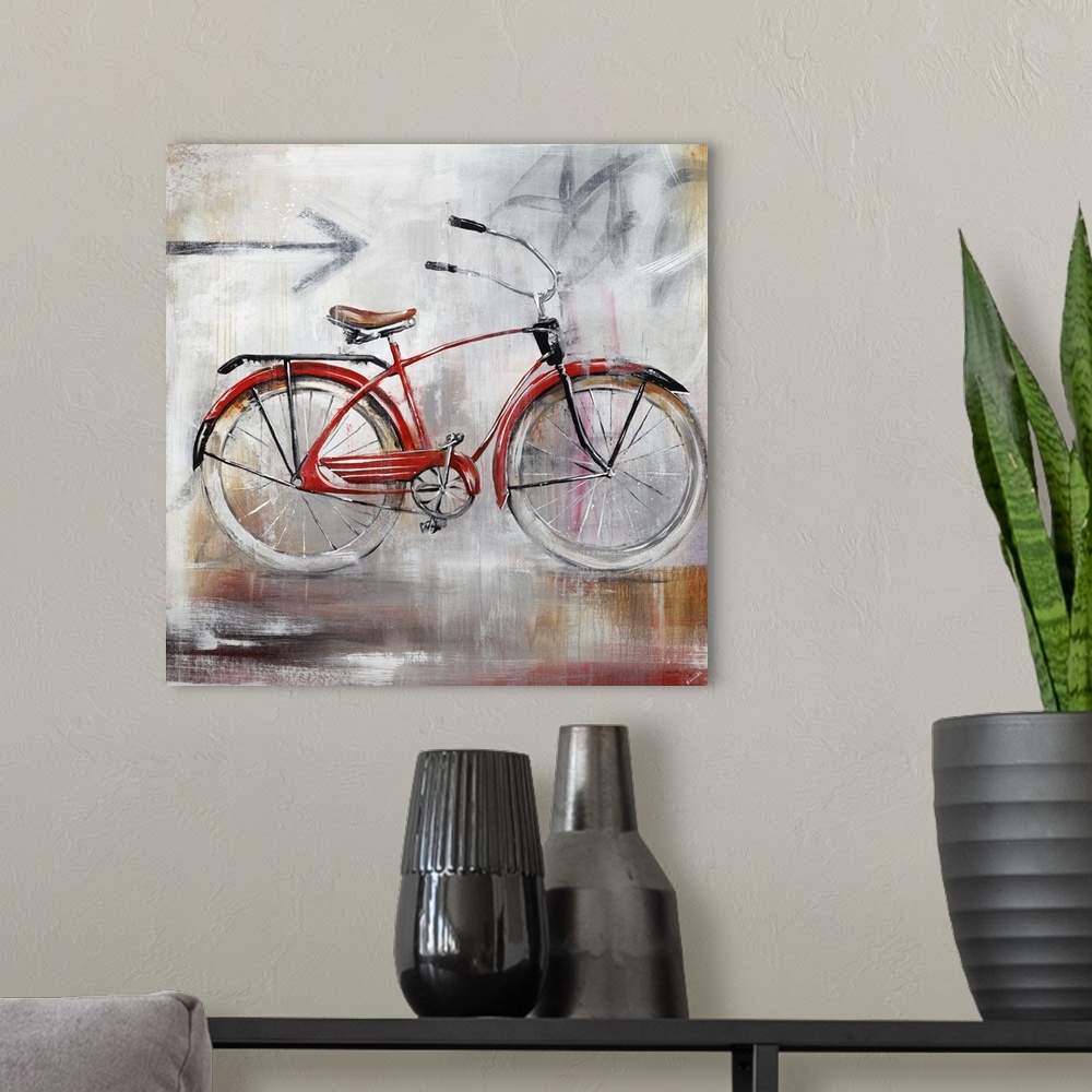 A modern room featuring Bicycle Lane