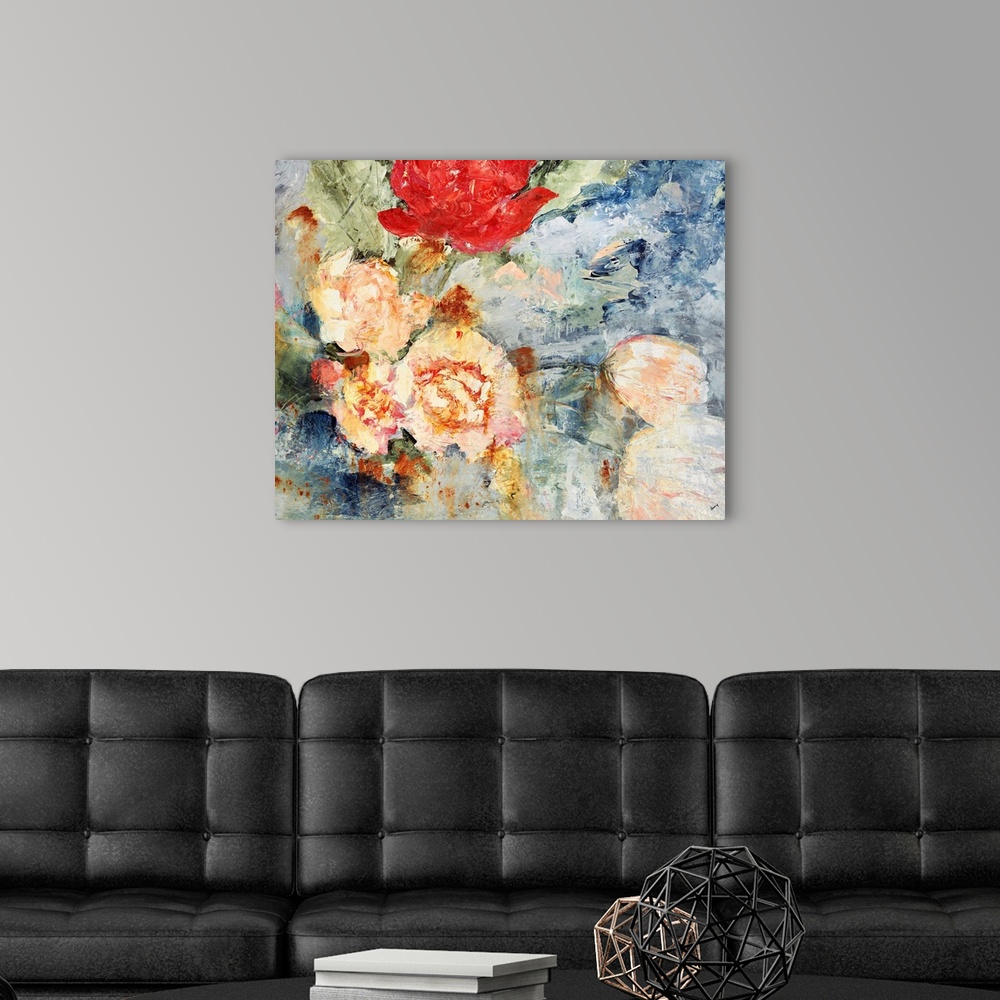 A modern room featuring Blooming Bouquet