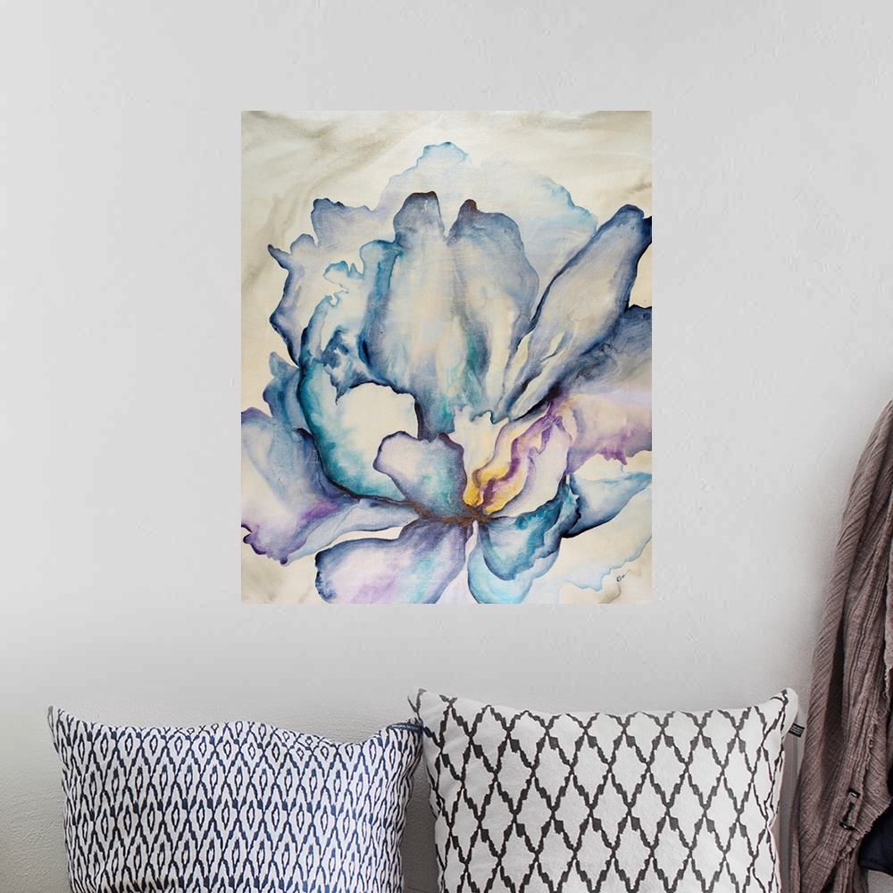 A bohemian room featuring Blossoming Waves