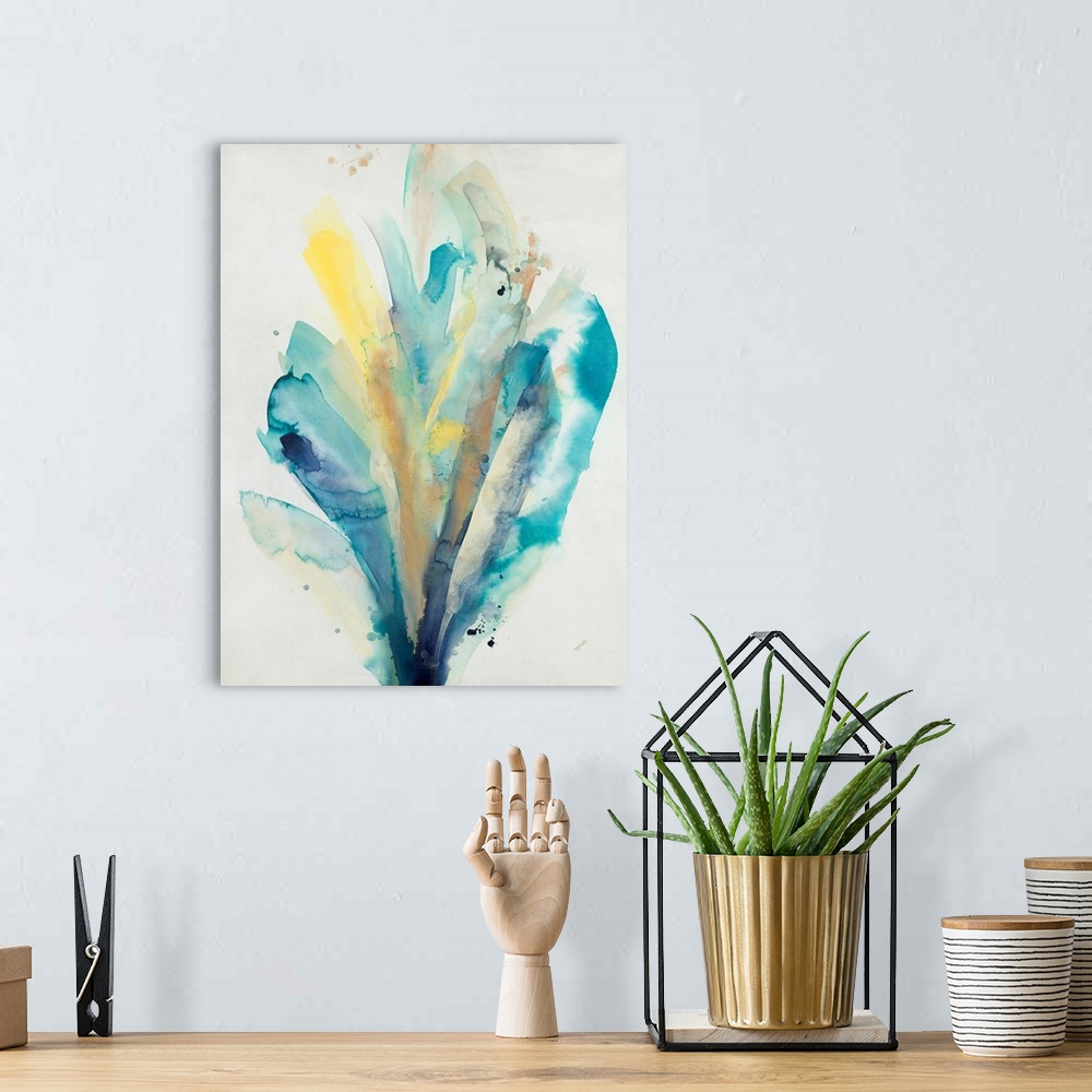 A bohemian room featuring Blue Agave Bloom I