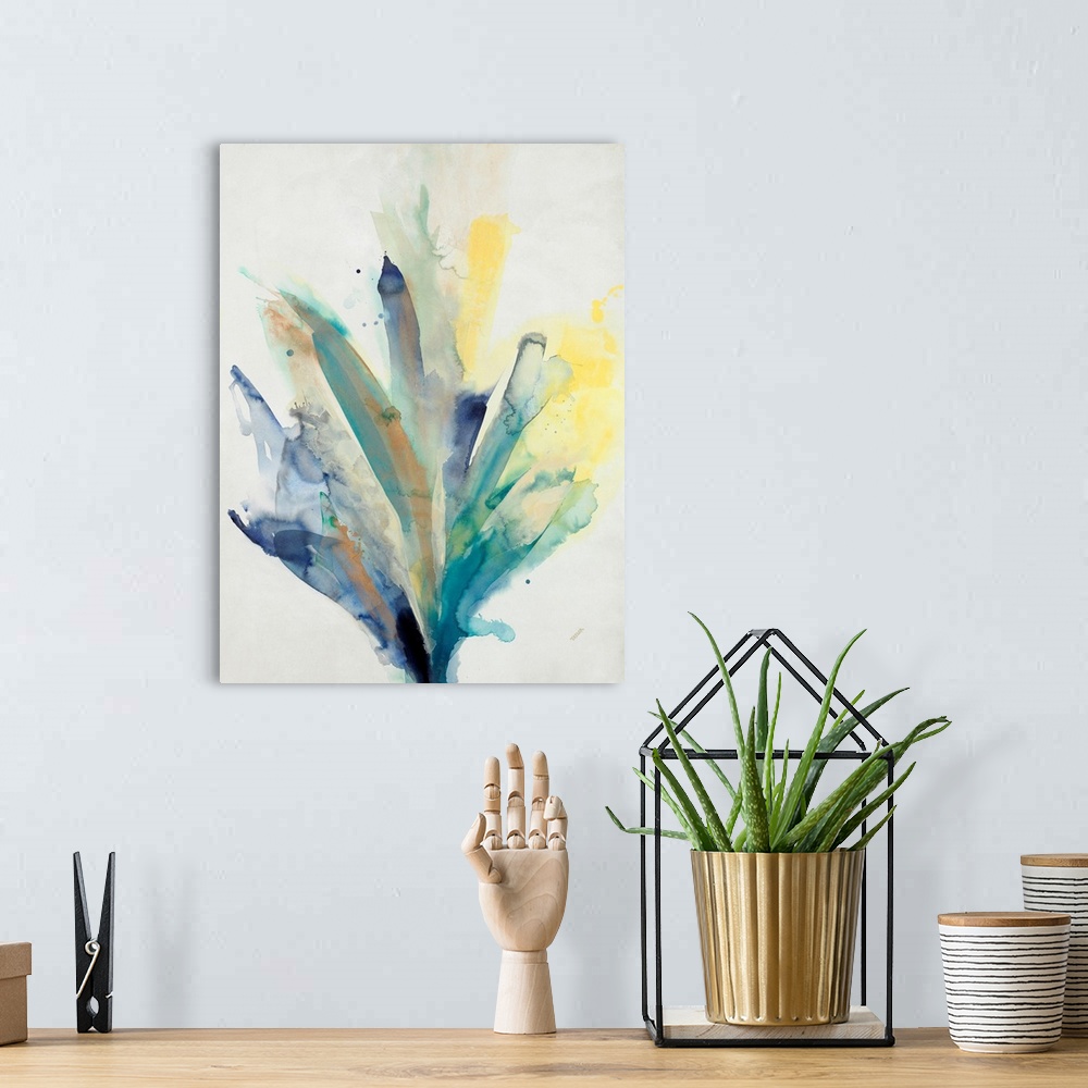 A bohemian room featuring Blue Agave Bloom II