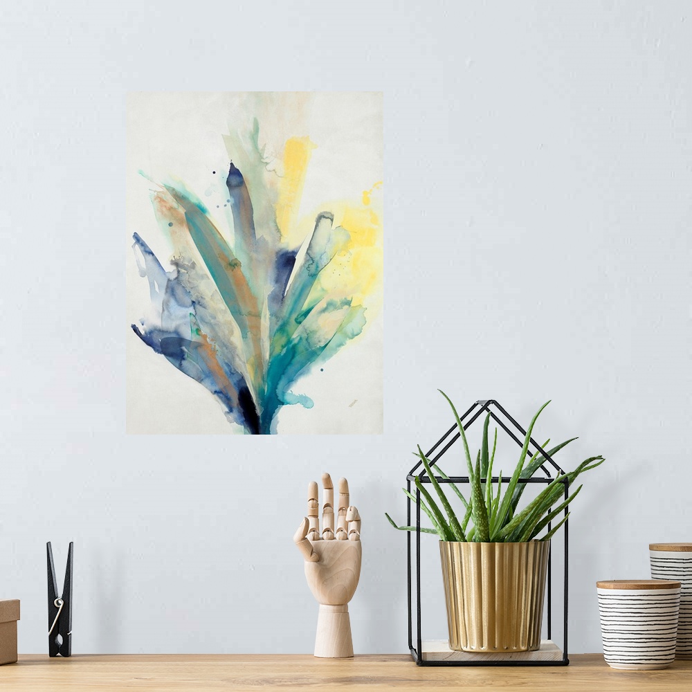 A bohemian room featuring Blue Agave Bloom II