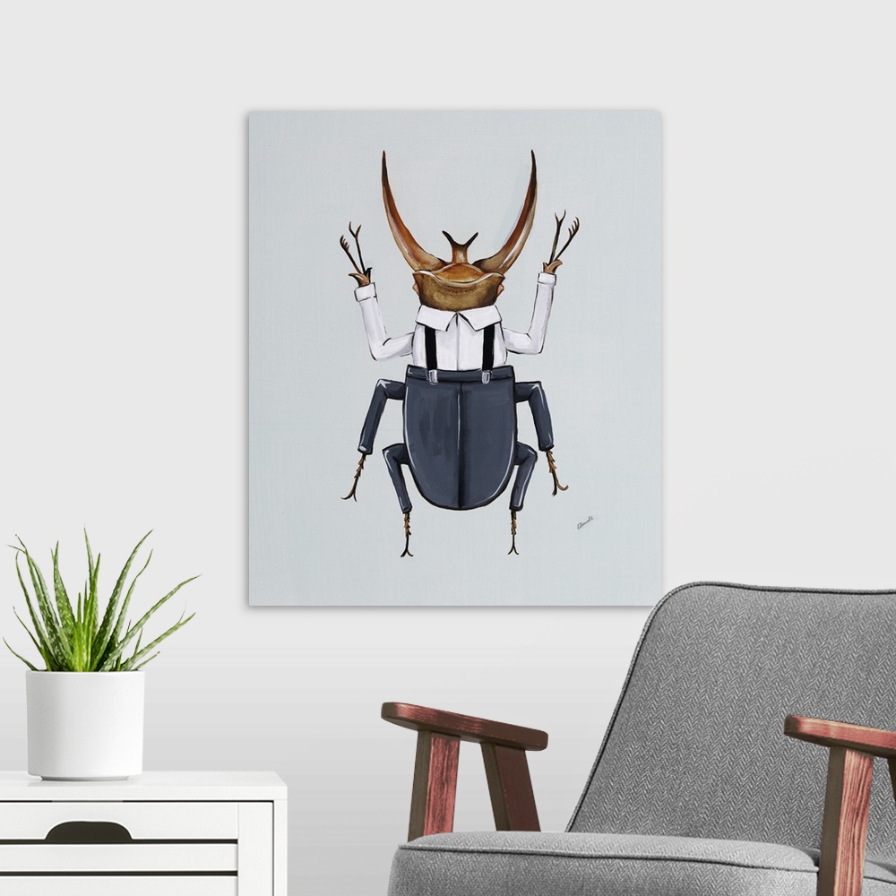 A modern room featuring Buggin Out III