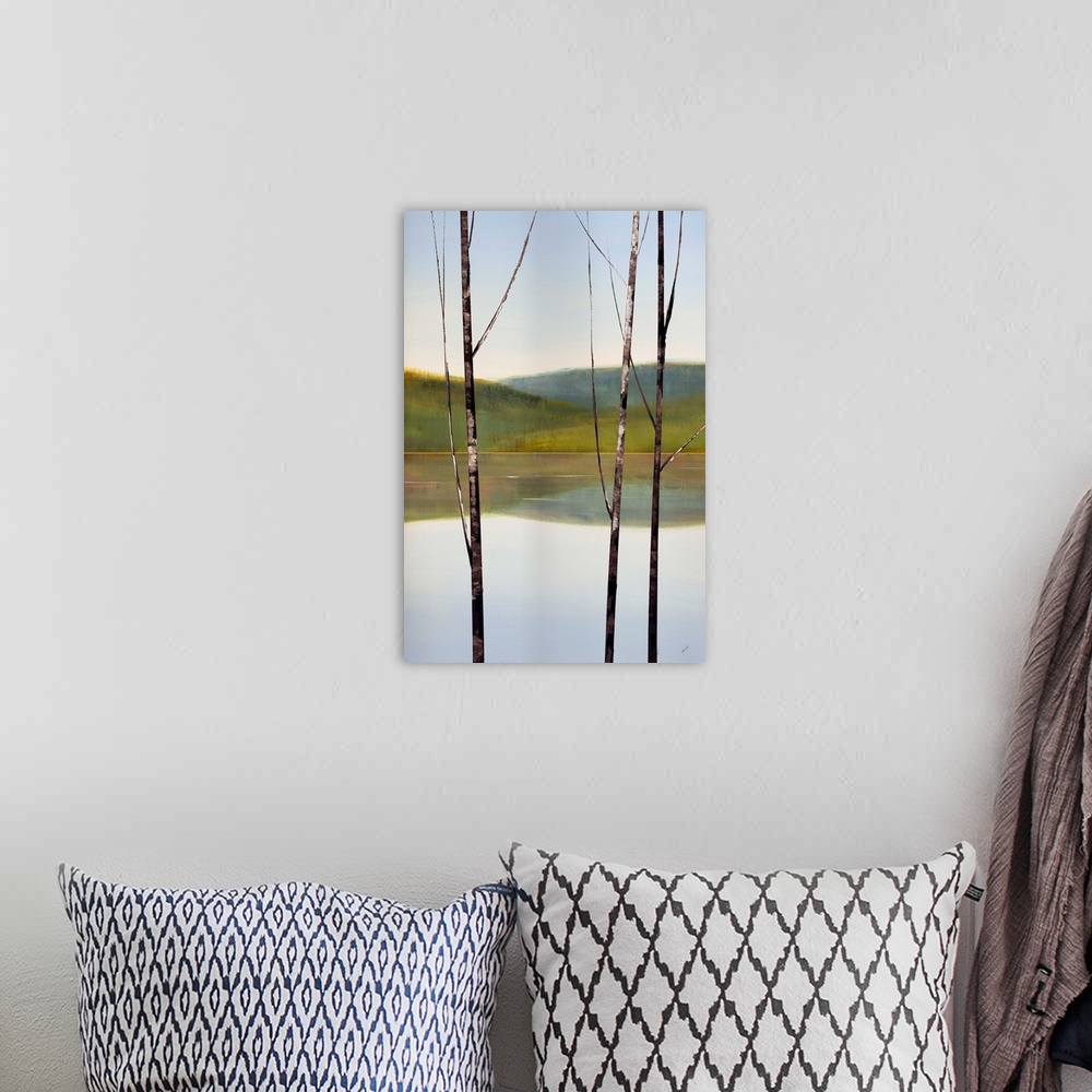 A bohemian room featuring Calm Waters II