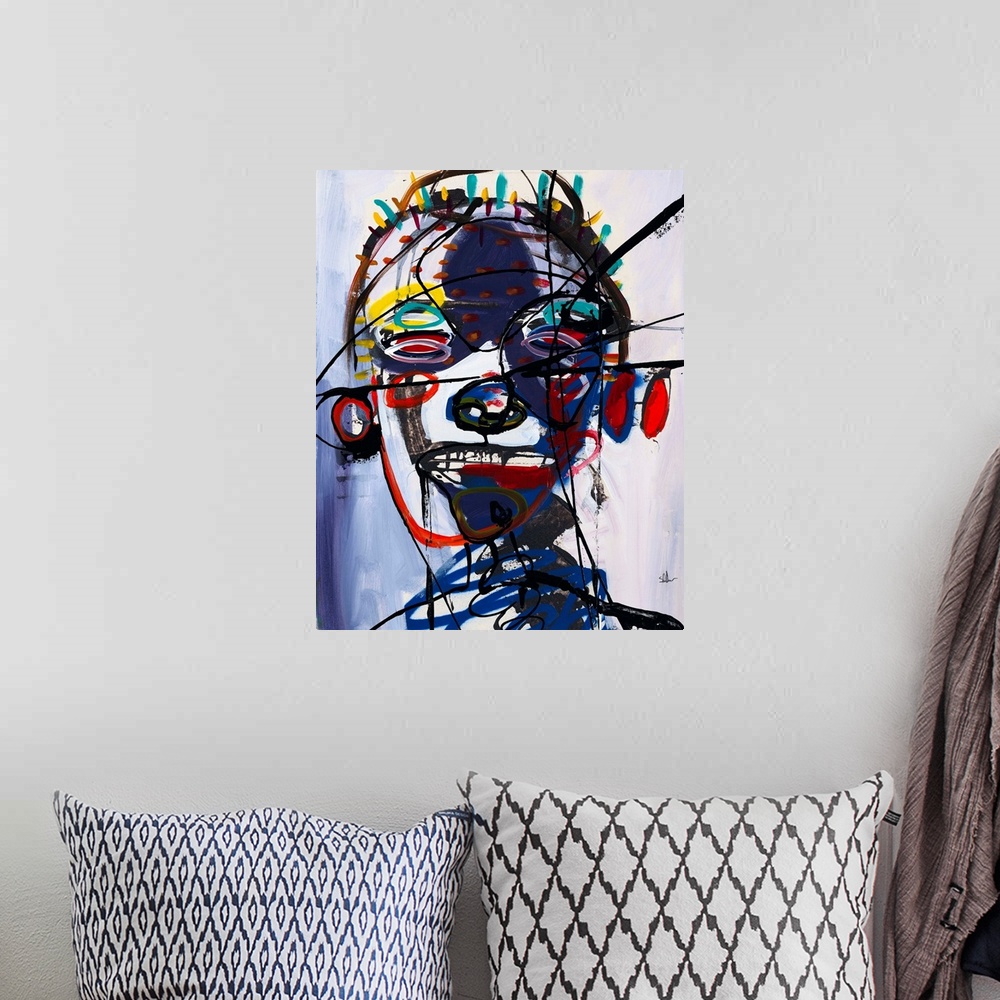 A bohemian room featuring Caricature IV