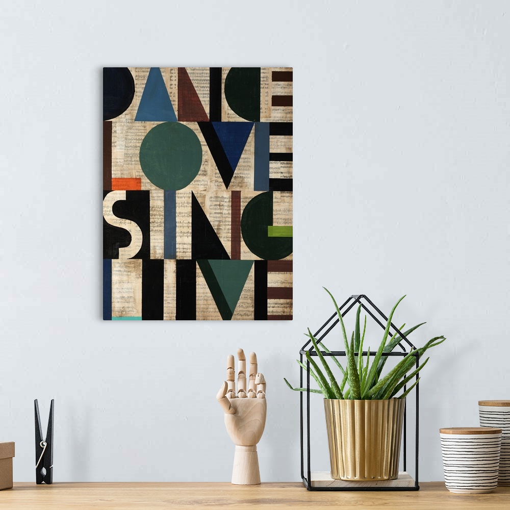A bohemian room featuring Dance Love Sing Live