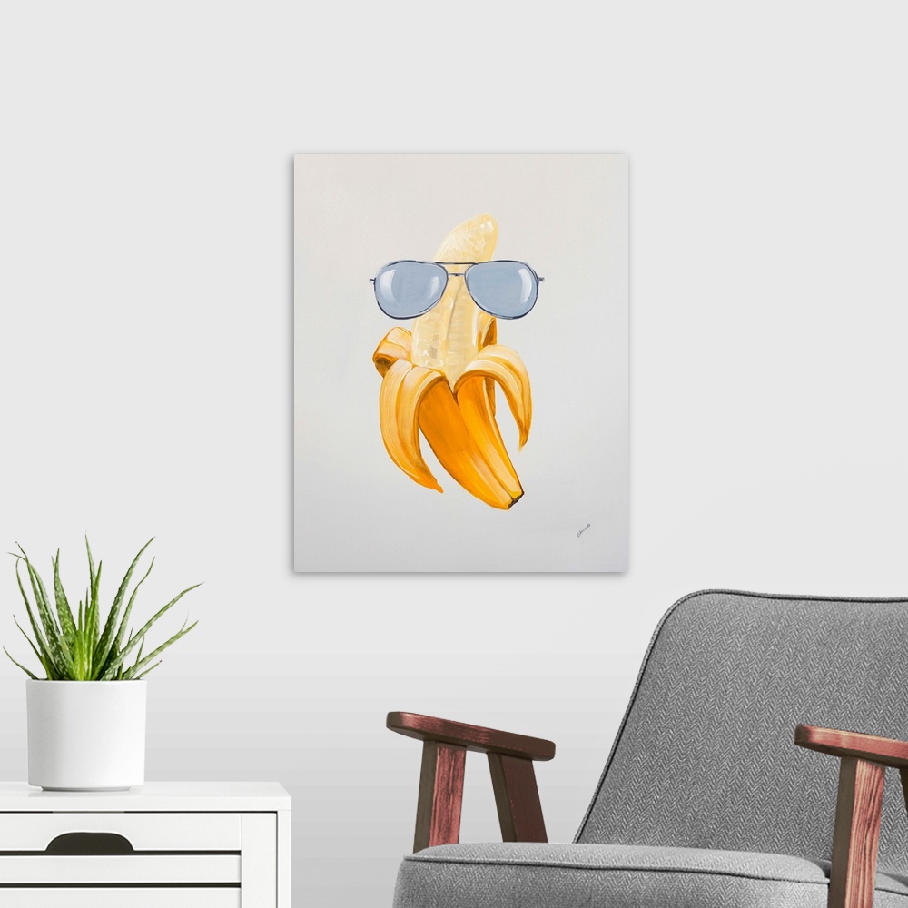 A modern room featuring Fashionable Fruit II