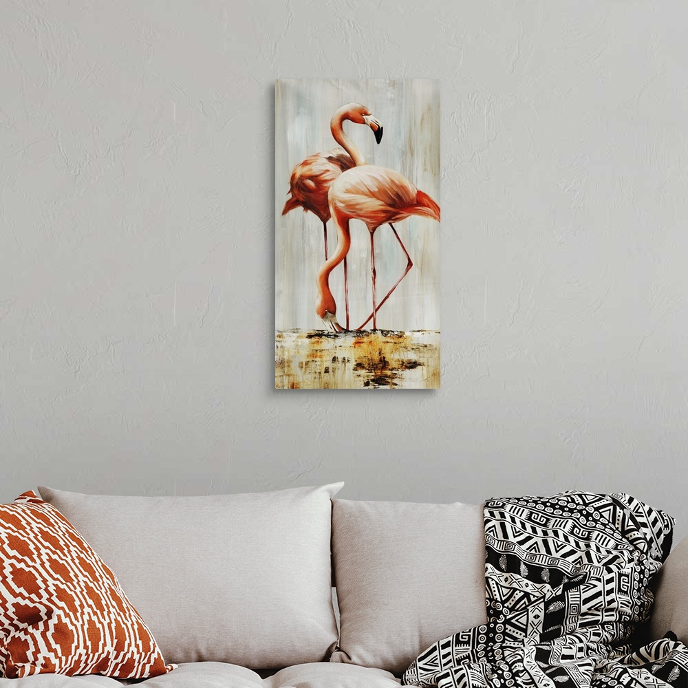 A bohemian room featuring Flamingo II