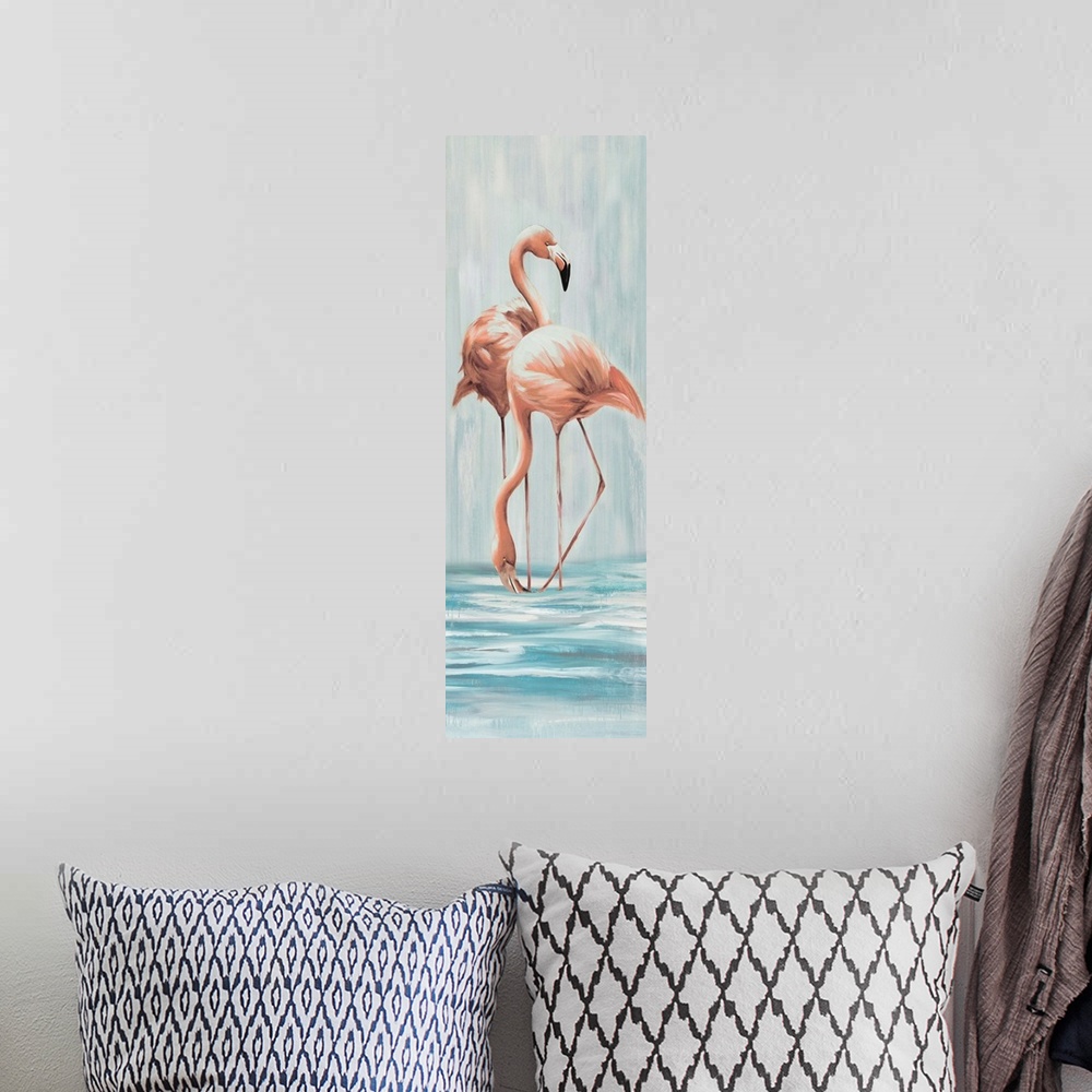 A bohemian room featuring Flamingo VII