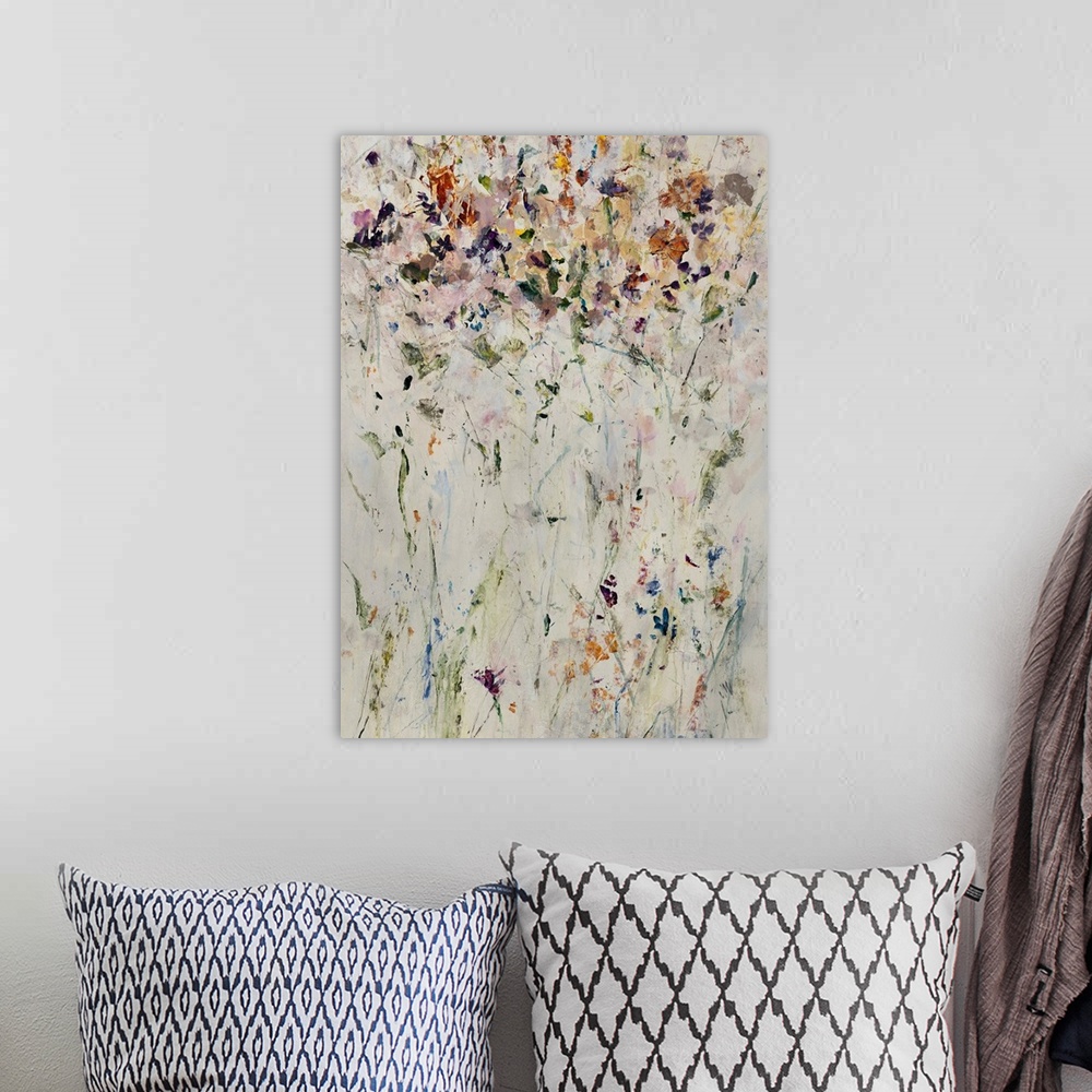 A bohemian room featuring Forthcoming Spring II