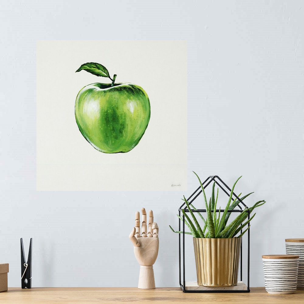 A bohemian room featuring Green Apple
