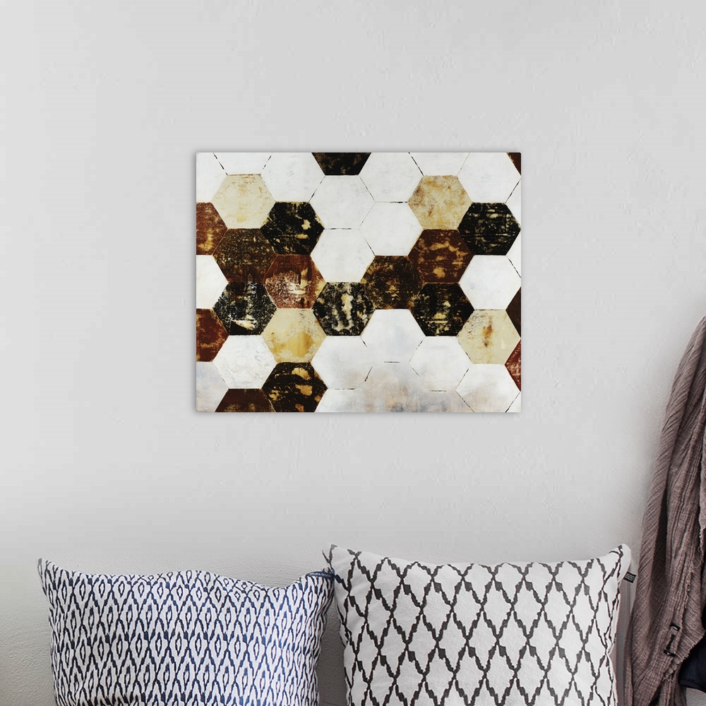 A bohemian room featuring Honeycomb II