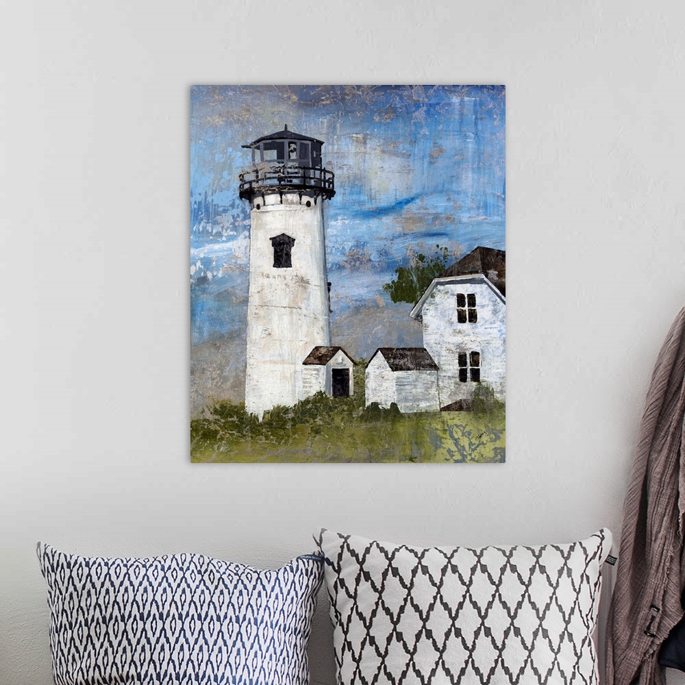 A bohemian room featuring Lighthouse Beacon I