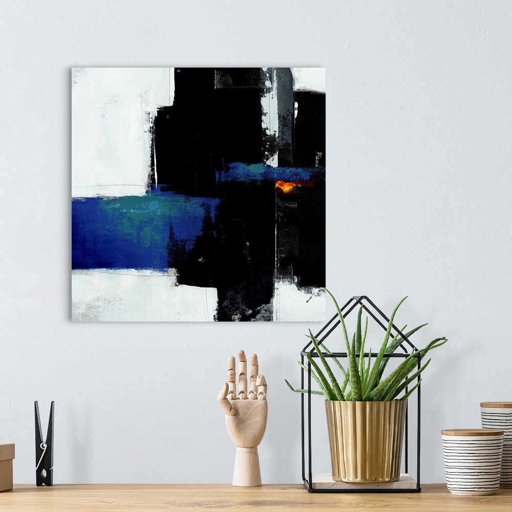 A bohemian room featuring Lost in Abstraction II