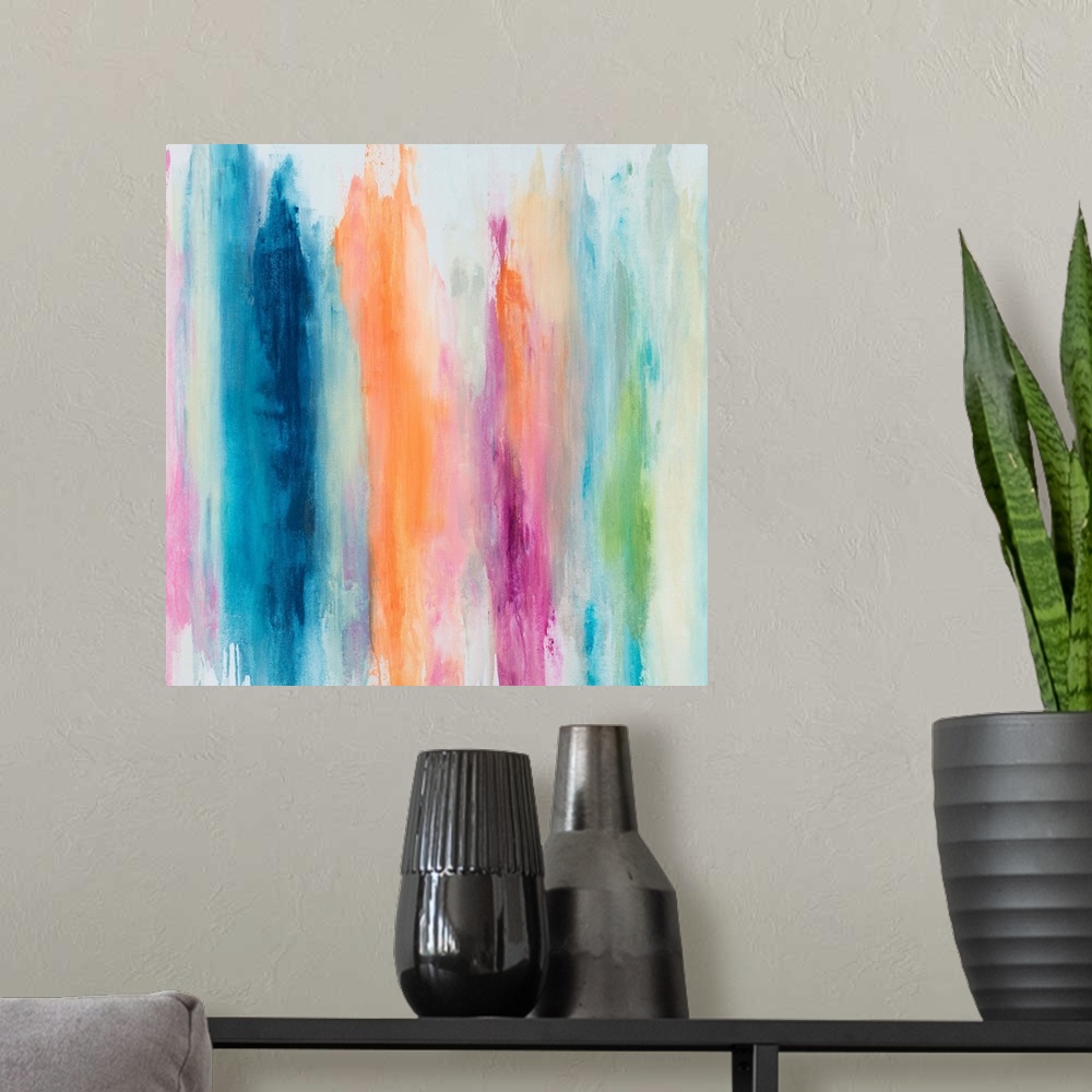 A modern room featuring Pastel Crayons II