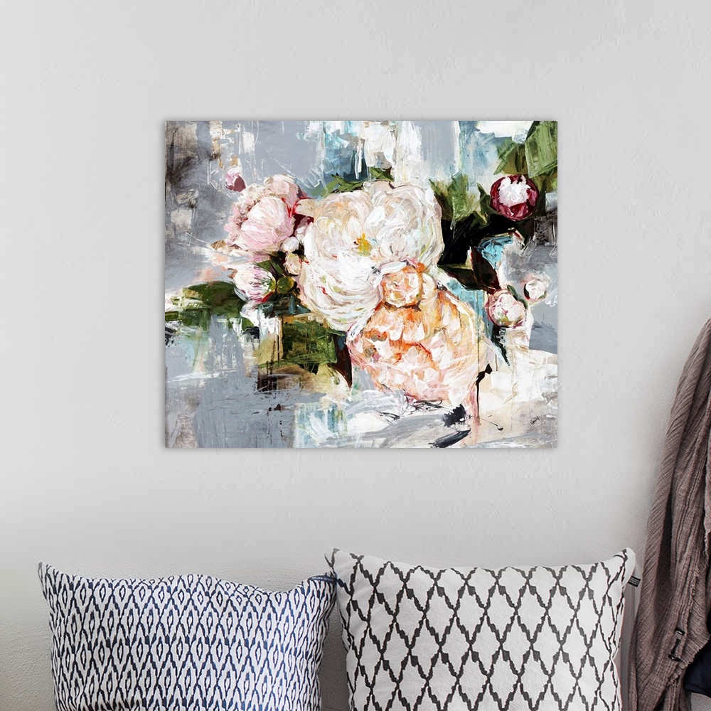 A bohemian room featuring Peony Bloom