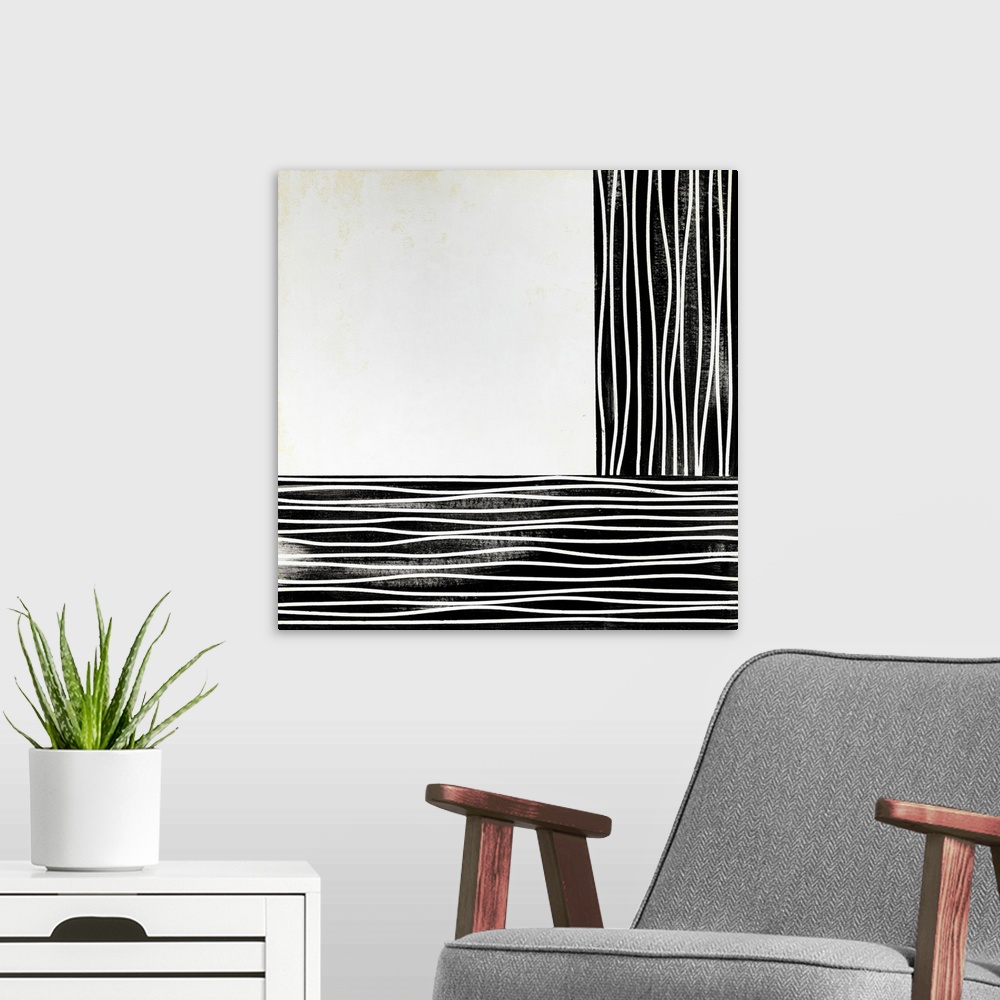 A modern room featuring Perpetual 1D