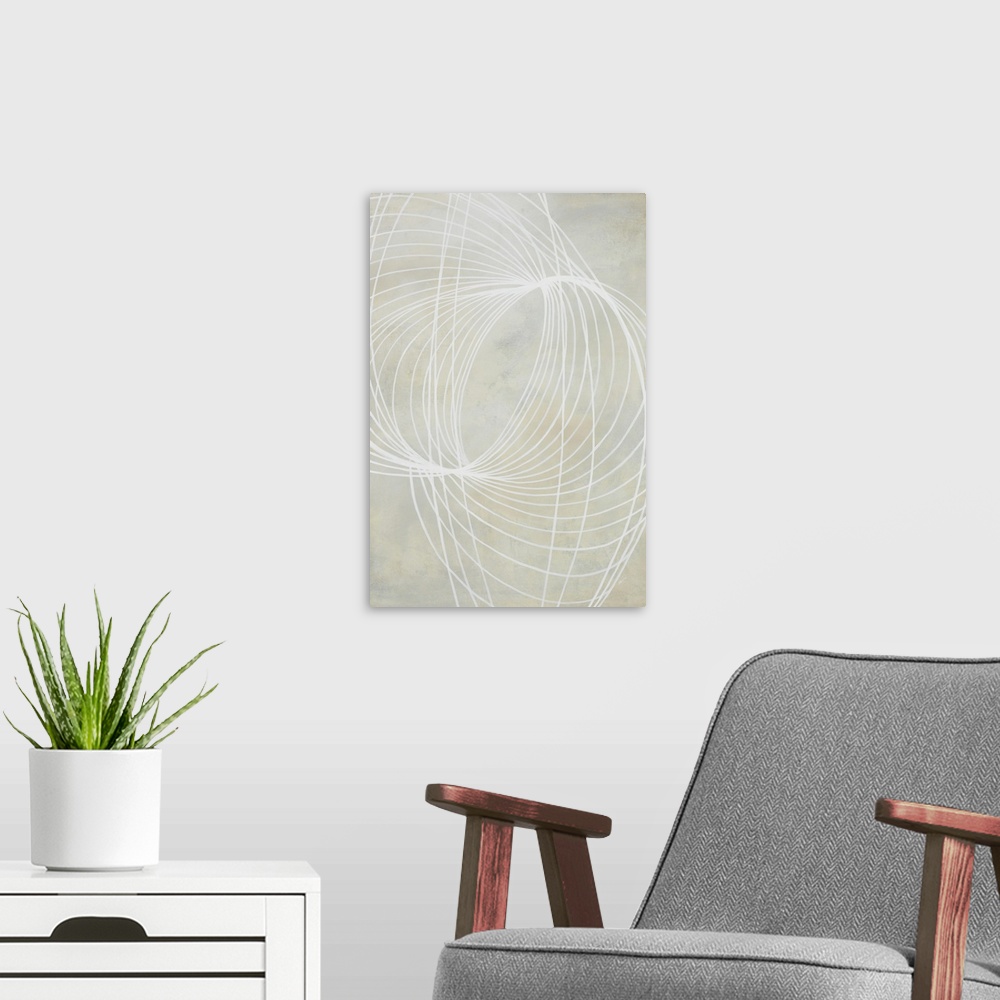 A modern room featuring Perpetual Motion