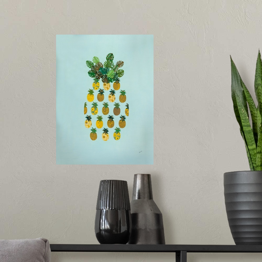 A modern room featuring Pineapple Pop