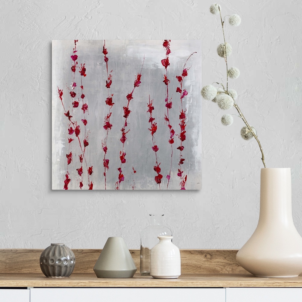 A farmhouse room featuring Pomegranate Blossom