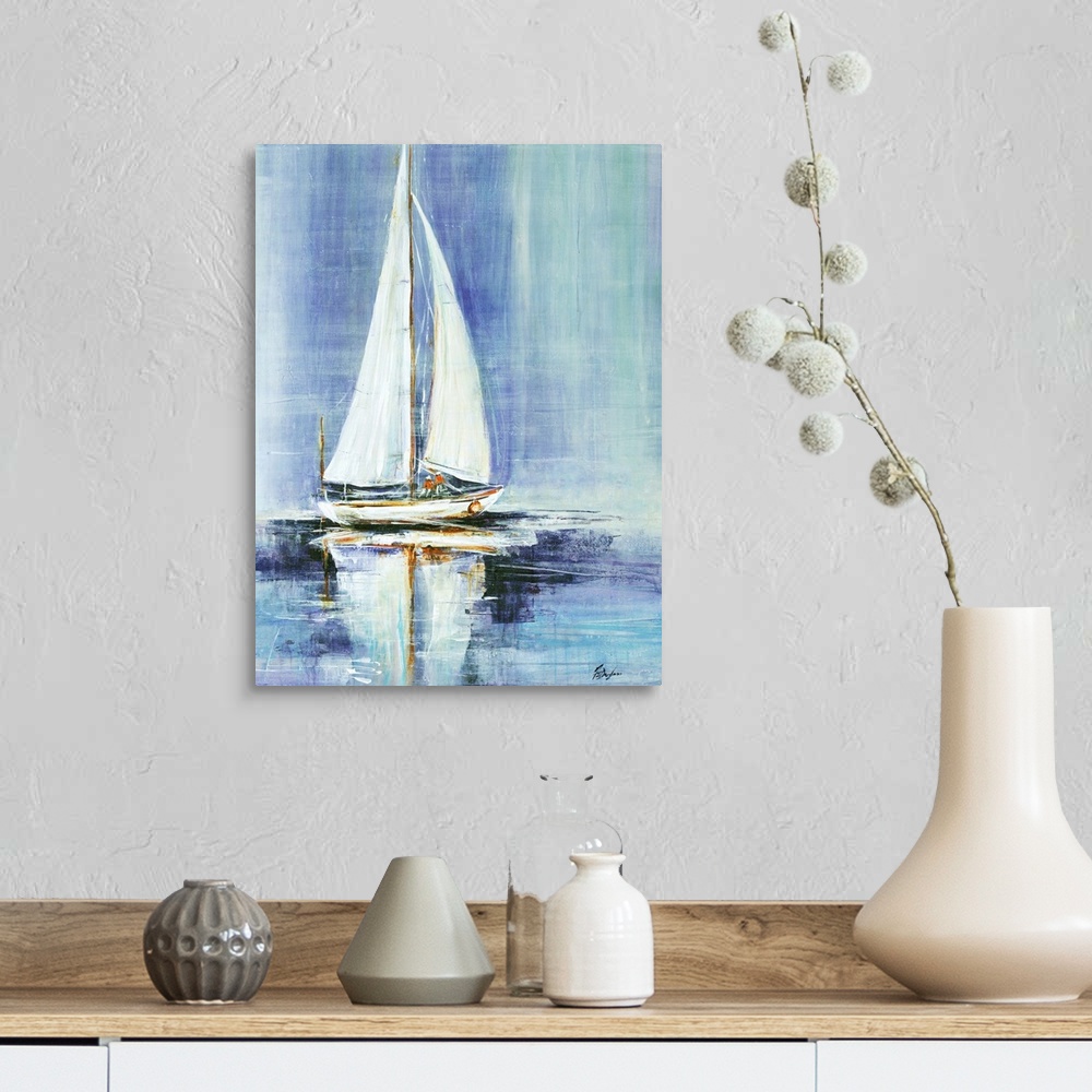 A farmhouse room featuring Rather Be Sailing II