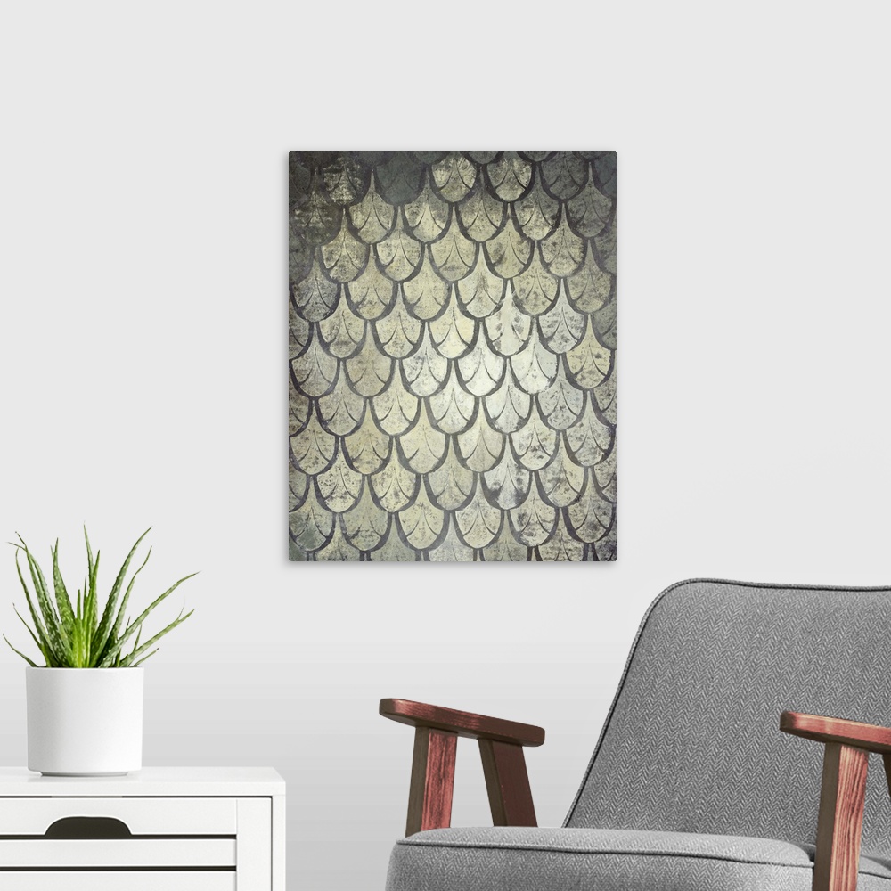 A modern room featuring Silver Scales