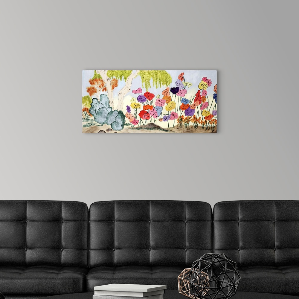 A modern room featuring Spring Bloom Of Wonderland