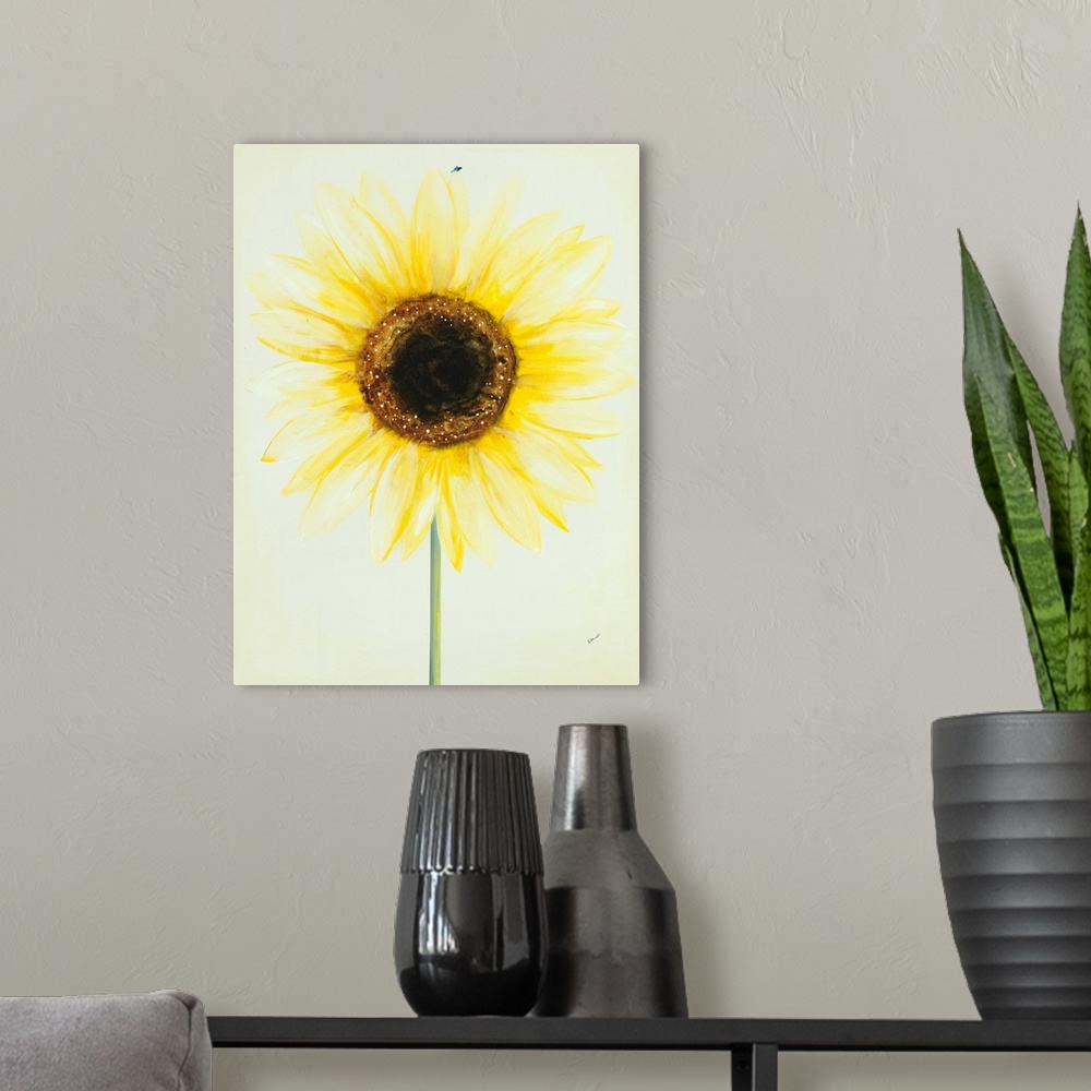 A modern room featuring Subtle Sunflower