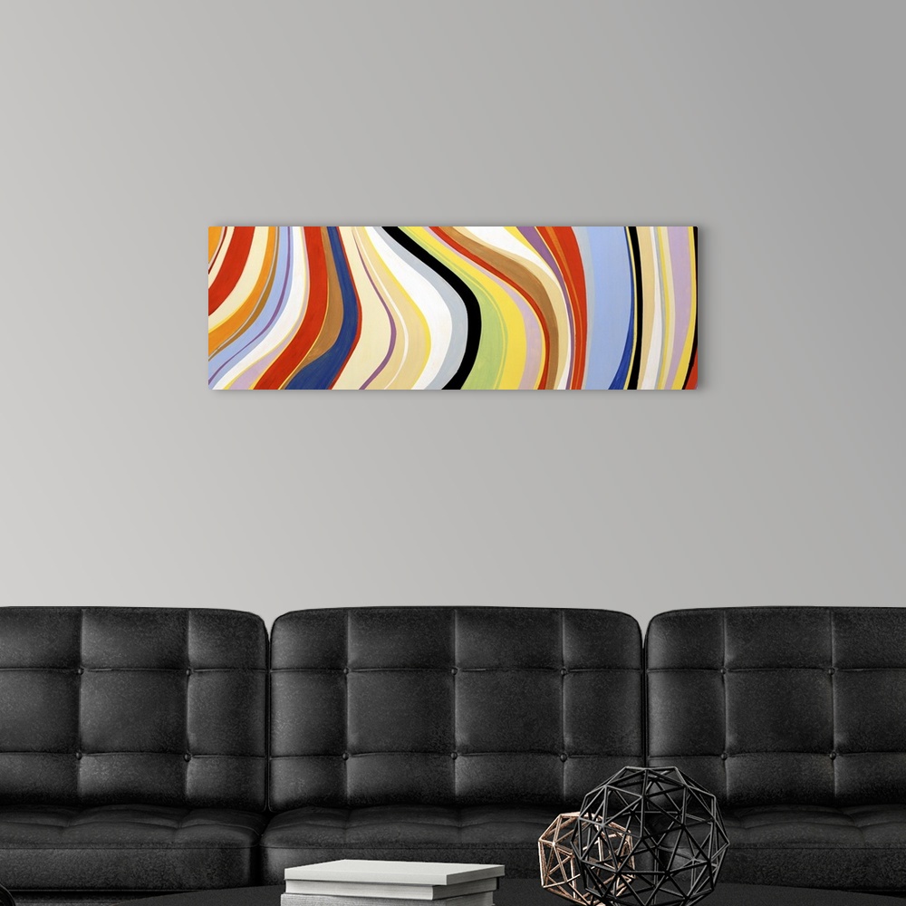 A modern room featuring Swirl II