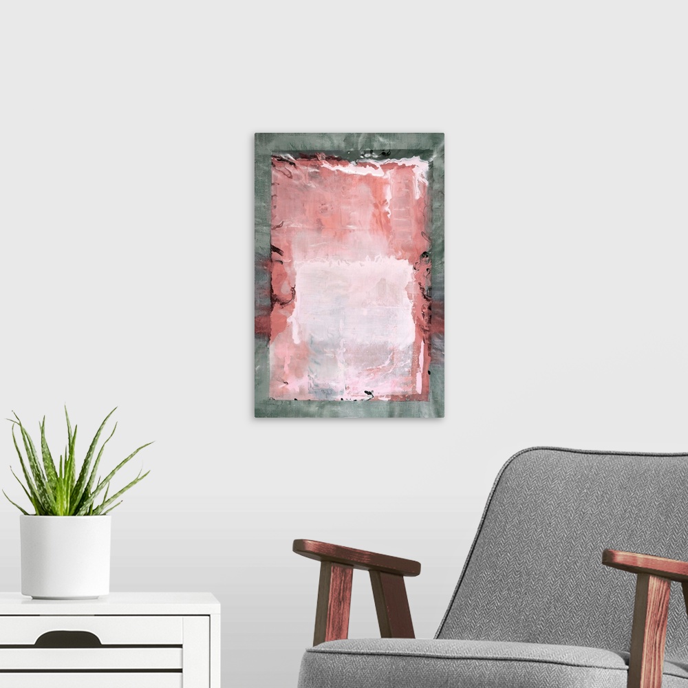 A modern room featuring Think Pink III