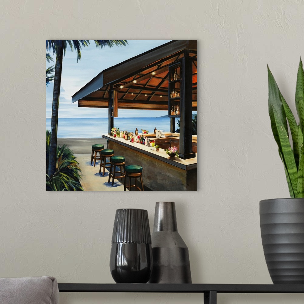 A modern room featuring Tiki Tides