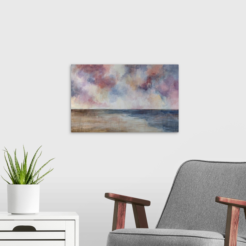 A modern room featuring Tumultuous Sky